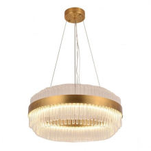 Round Balcony Luxury Bedrroom Art Hand Made Contemporary Modern Led Chandelier Lights Dimmable